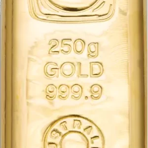 ABC Bullion Cast Gold Bar 250g
