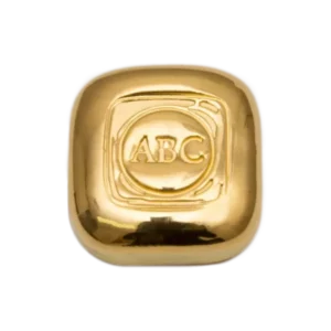ABC Bullion 1 oz Gold cast bar