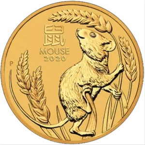 Perth Mint 2020 Lunar Mouse 1/20 oz Gold Coin