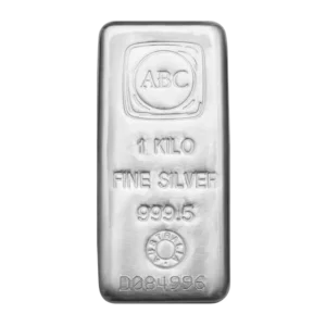 ABC Bullion Cast Bar Silver kilo – 1 kg bar