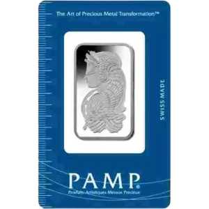 1oz PAMP Minted Bar Platinum