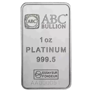 1oz ABC Platinum Minted Tablet Platinum