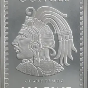 5 oz Aztec Minted Silver Bar